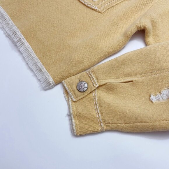 Barrie Denim fringed cashmere and cotton jacket - Picture 10 of 14